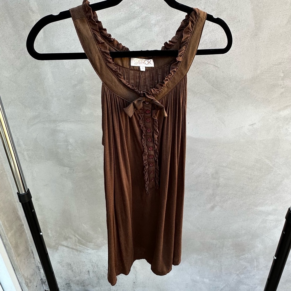 LaRok draped tank top